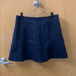 Navy J. Crew Short Flair Skirt sz 10